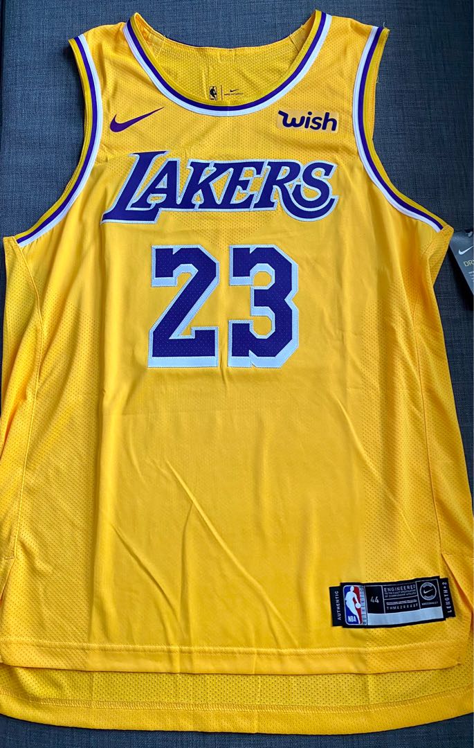 Lakers lebron james jersey authentic discount