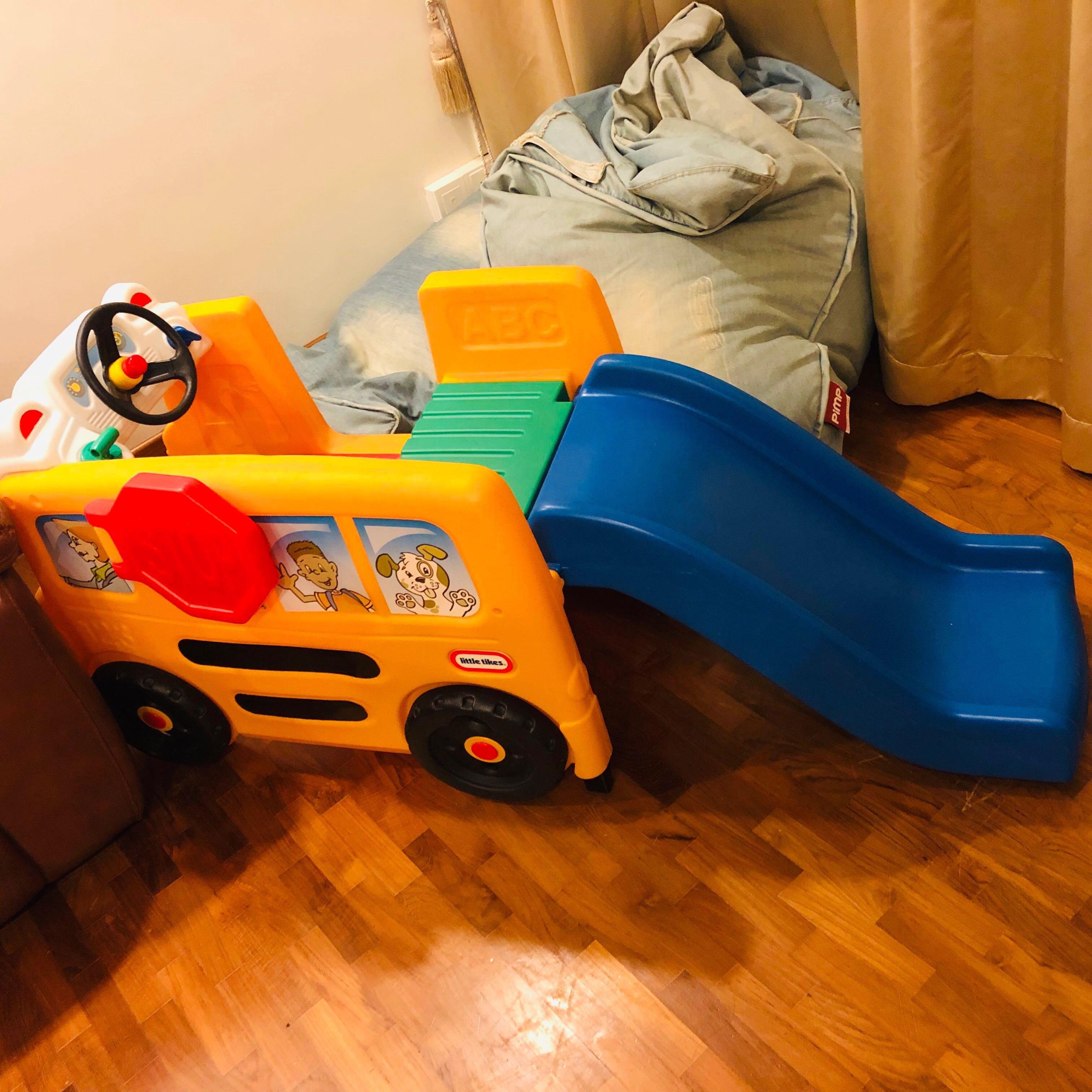 School bus top activity gym