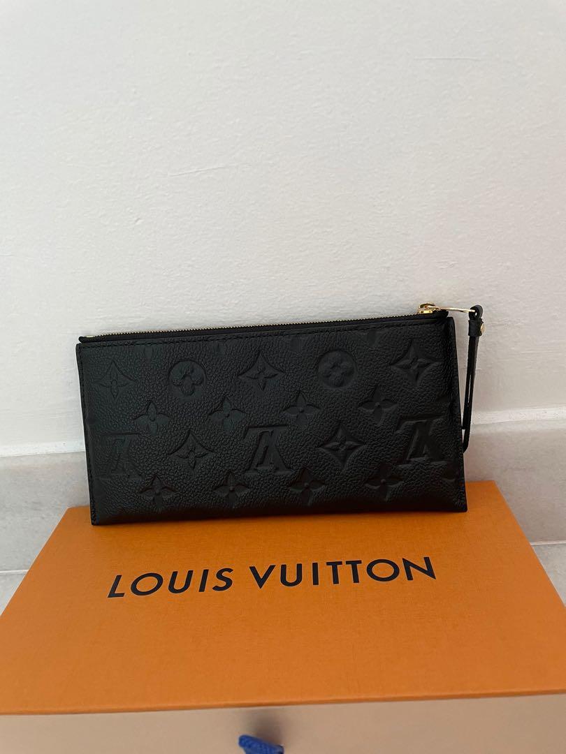 Louis Vuitton Pochette Melanie Monogram Empreinte Leather BB Blue 1408791