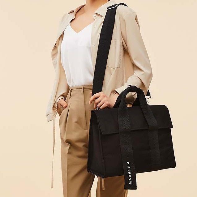 Marhen j roy shop bag all black