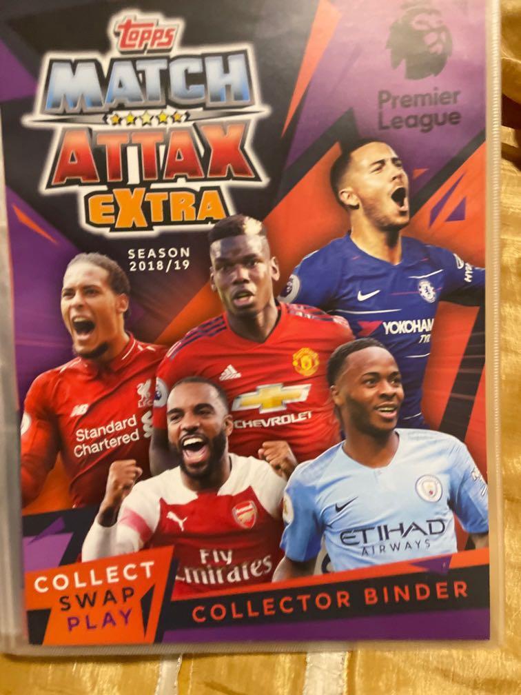 Match Attax collector binder with cards, Hobbies & Toys, Toys & Games