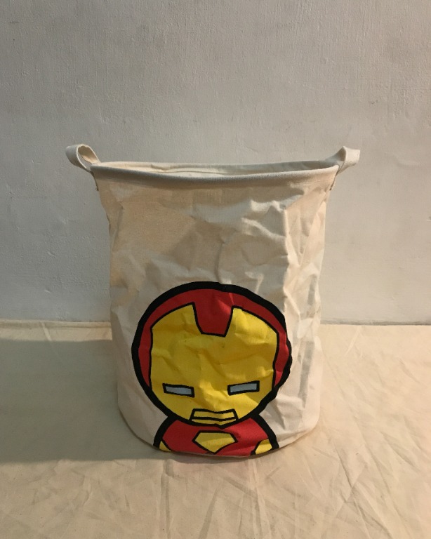 Miniso Iron Man Laundry Basket, TV & Home Appliances, Irons & Steamers