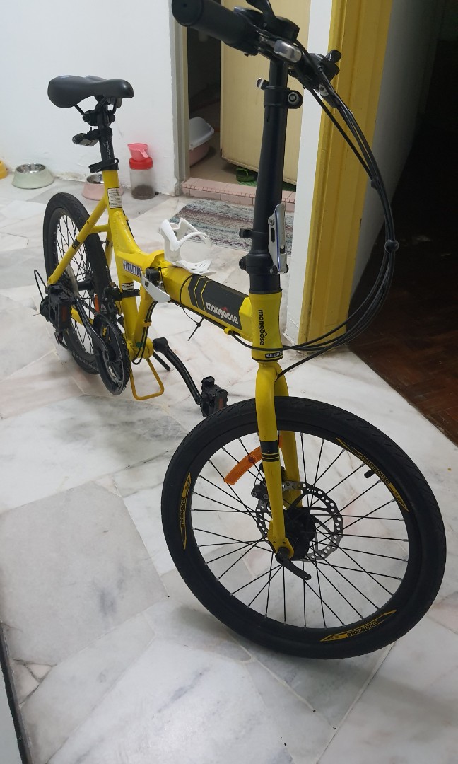 mongoose folding bike 20