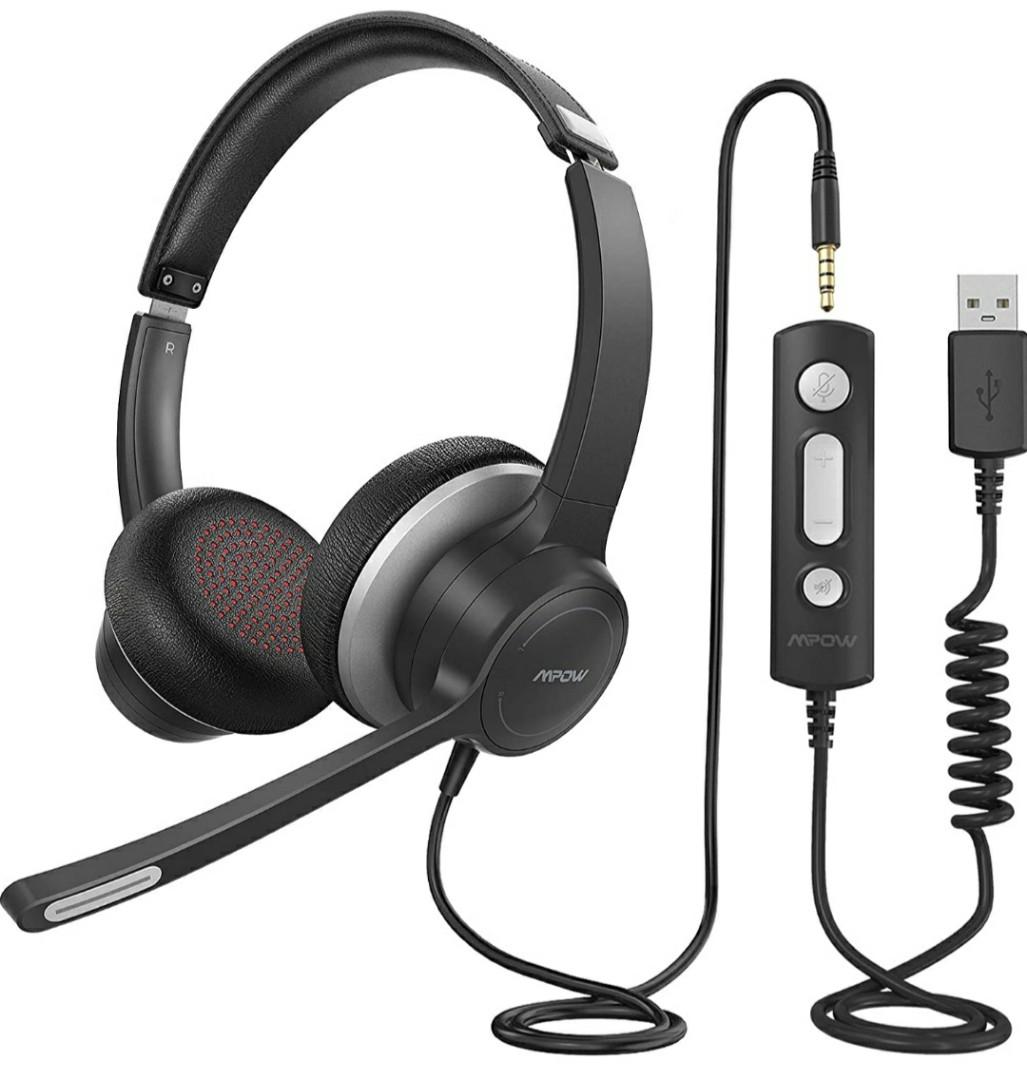 pc headphones with mic usb
