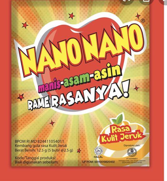 Nano Nano Candy Food Drinks Packaged Snacks On Carousell