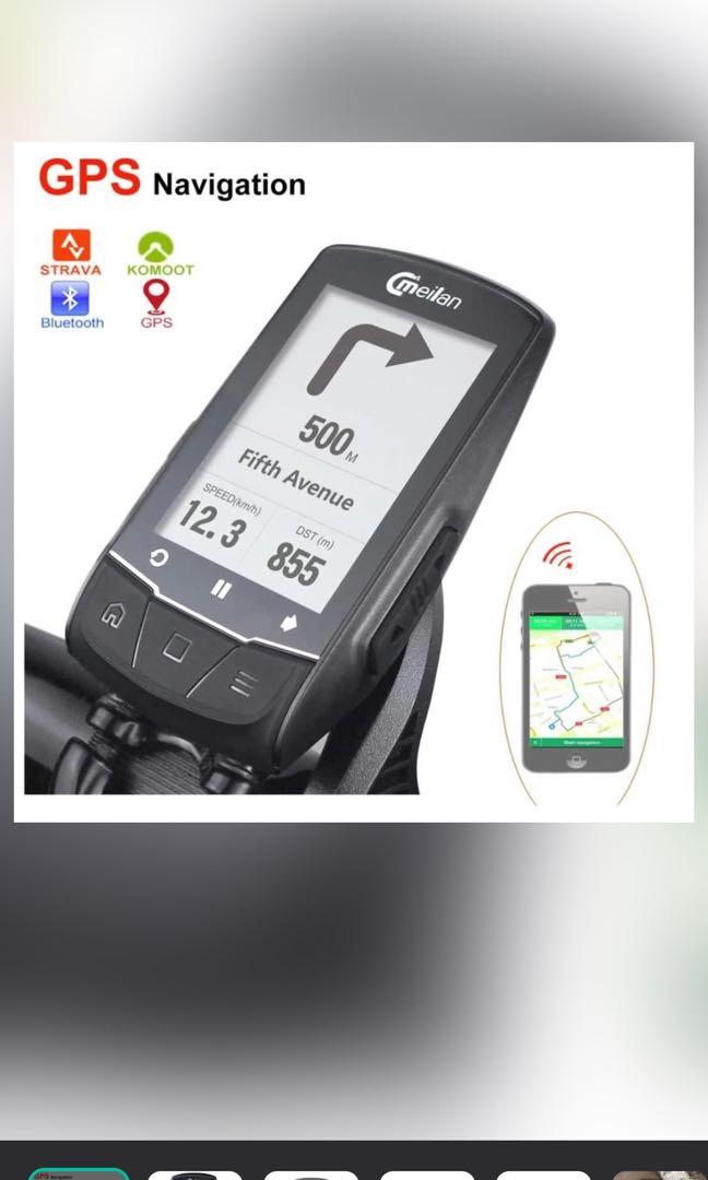 New Meilan M1 GPS Navigation Bike Computer for Bicycle Scooter Sports Equipment Bicycles Parts Parts Accessories on Carousell