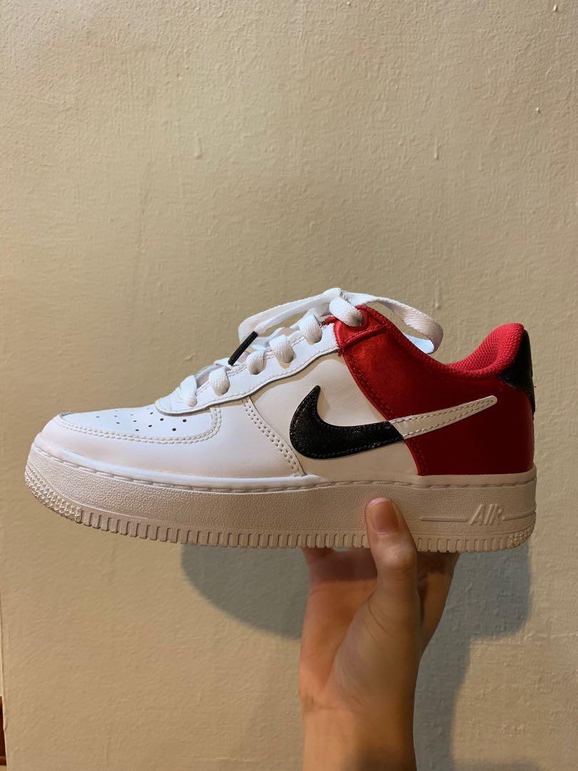 Nike Air Force 1 LV8 GS NBA White Red