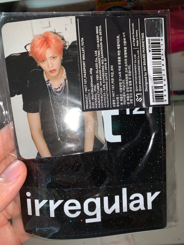 [OFFICIAL SMTOWN MERCHANDISE] NCT 127 PASSPORT WALLET YUTA, Hobbies