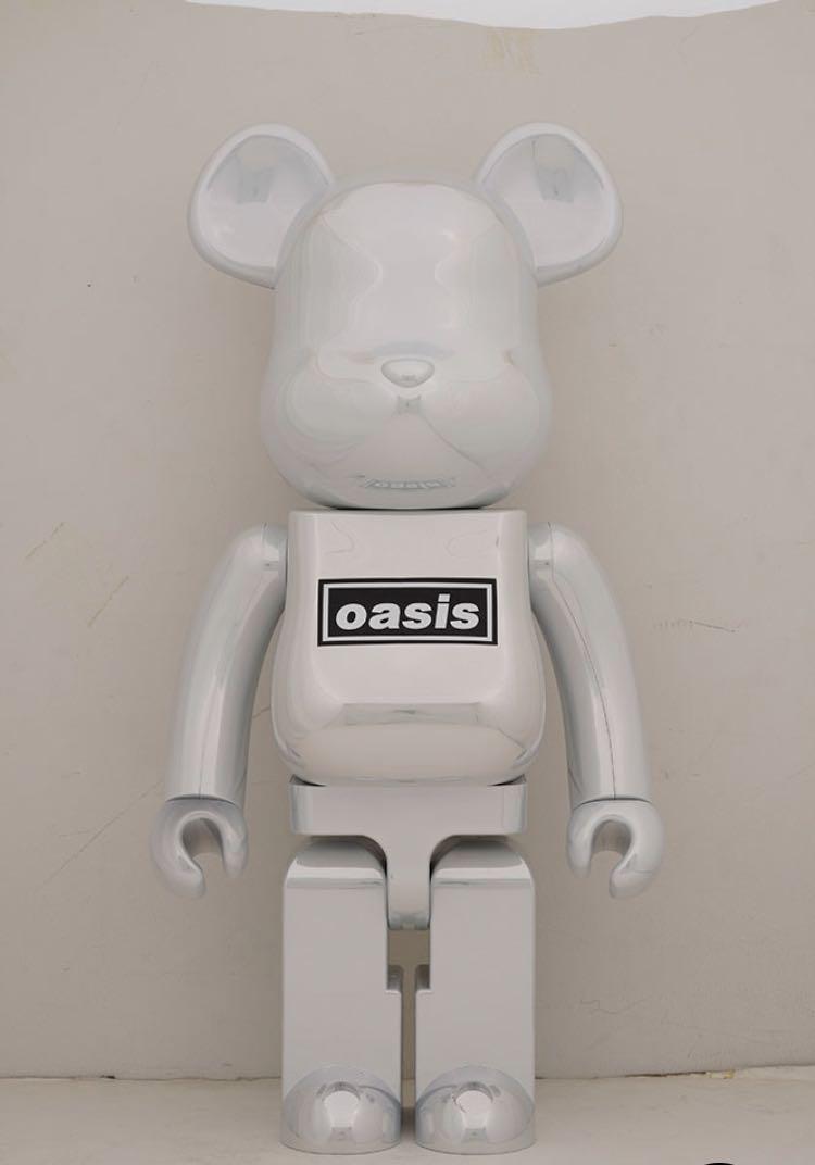 ORIGINAL BE@RBRICK OASIS 1000% WHITE CHROME, Hobbies & Toys, Toys ...