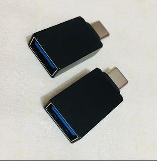 OTG Type C to USB (Portable Aluminum Alloy Converter/Adapter)