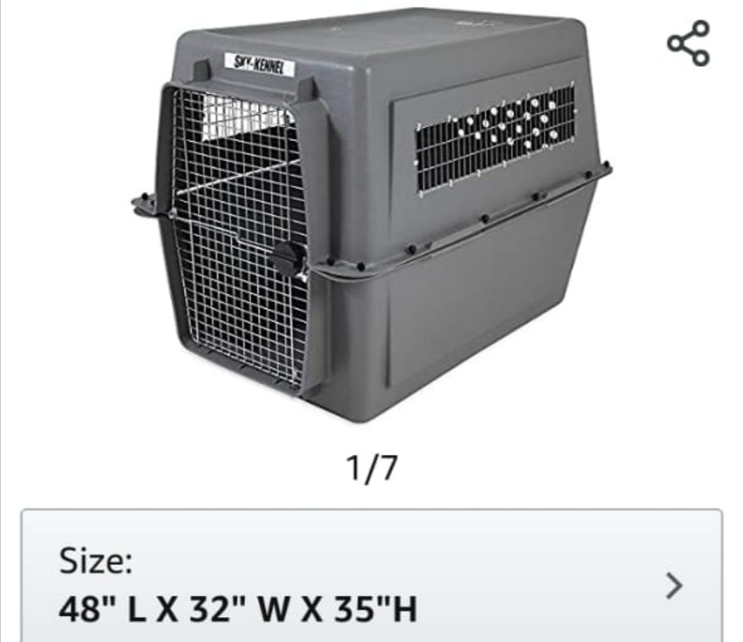 Petmate Sky Kennel 48", Pet Supplies, Homes & Other Pet Accessories on