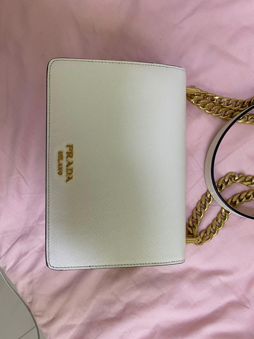 Prada envelope wallet on discount chain