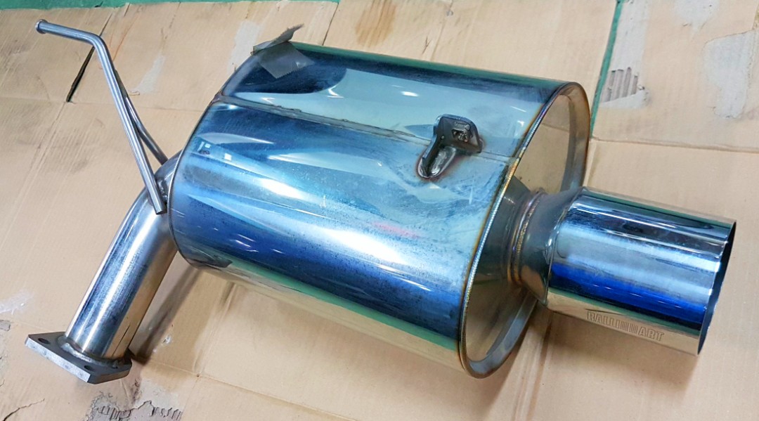 RALLIART Rear Muffler, Car Accessories, Car & Services on