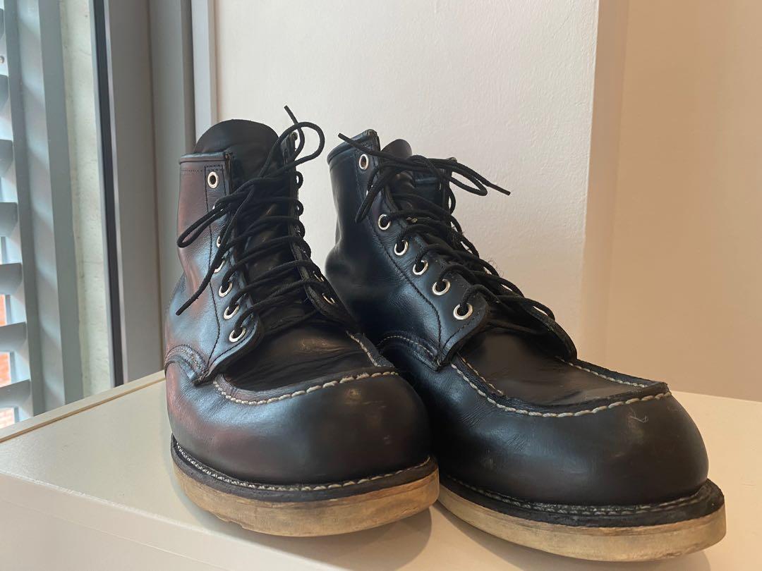 Red wing classic moc black hot sale
