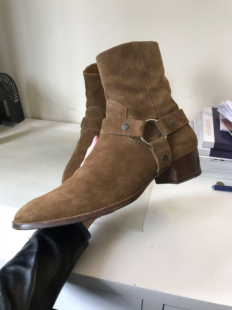 Wyatt suede best sale harness boots