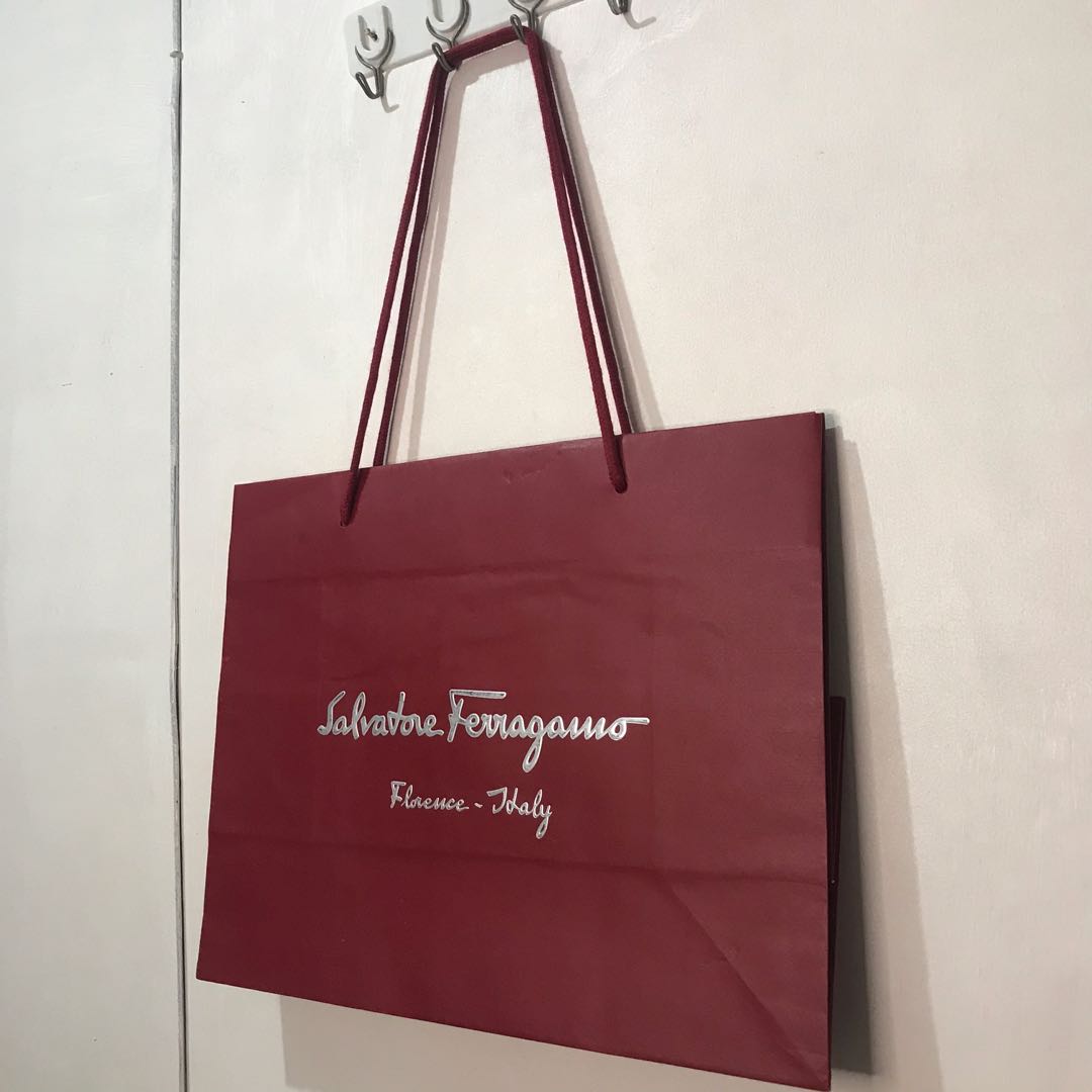 Salvatore ferragamo paper bag sales