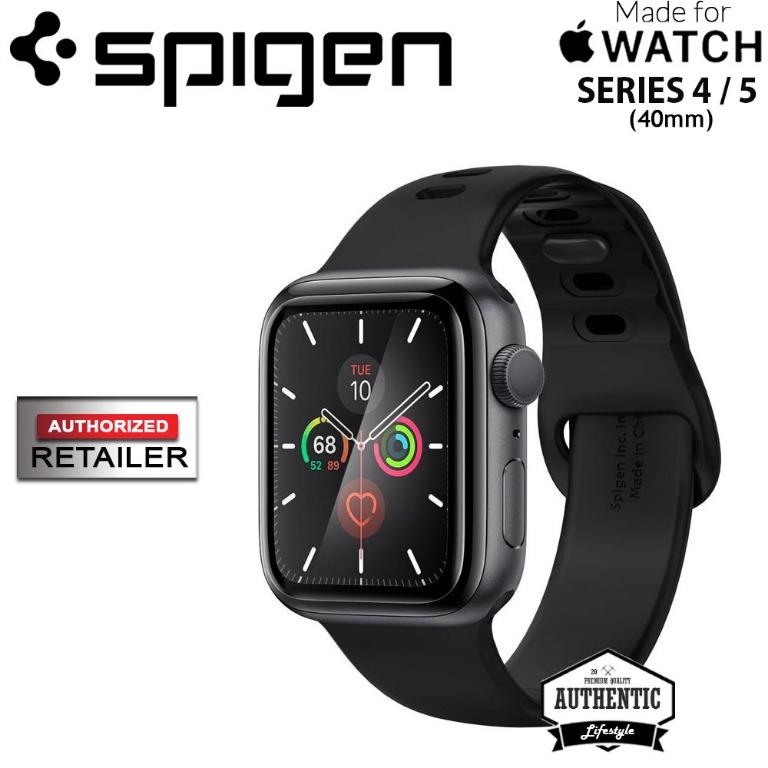 Spigen ProFlex EZ Fit for Apple Watch 40mm 2 pack Barcode