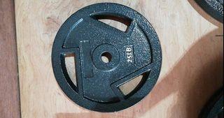 Standard Trigirp Plates 1 inch hole for Dumbbell or Barbell- Home Exercise or Gym Equipment