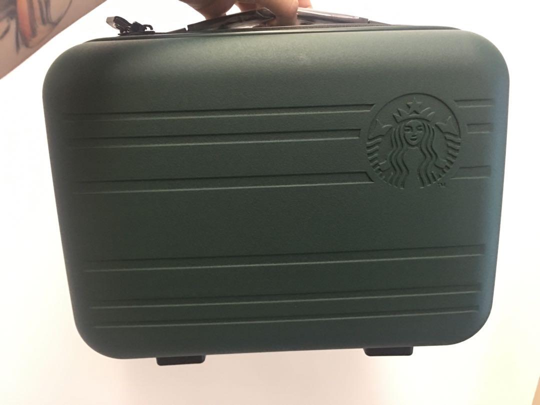 Starbucks mini Luggage carry bag ready 