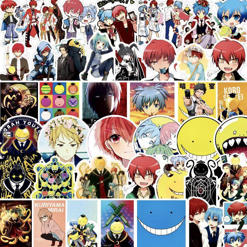 Stickers) 50pc Assassination Classroom Japanese Manga Anime Series Netflix  Comedy Old School Graduation Karma Akabane Itona Ritsu Octopus Alien  Assorted Characters Style, Hobbies & Toys, Stationery & Craft, Stationery &  School Supplies