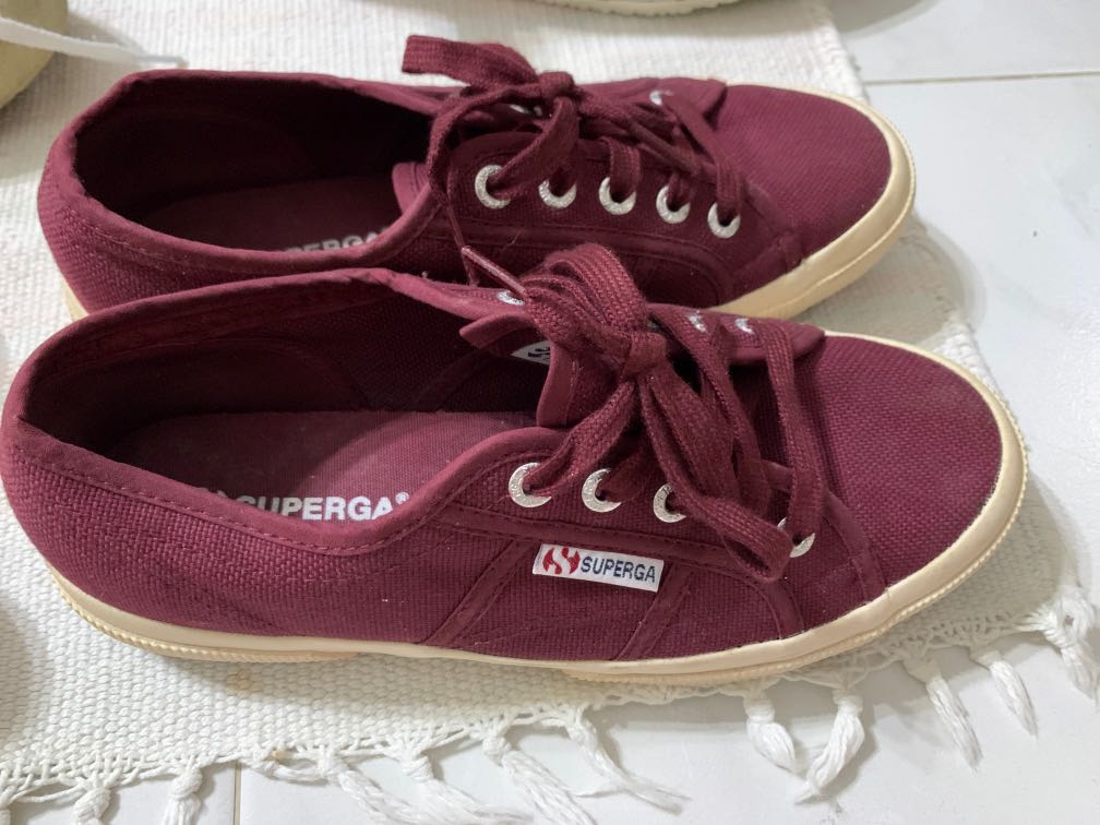 Superga Maroon Sneakers
