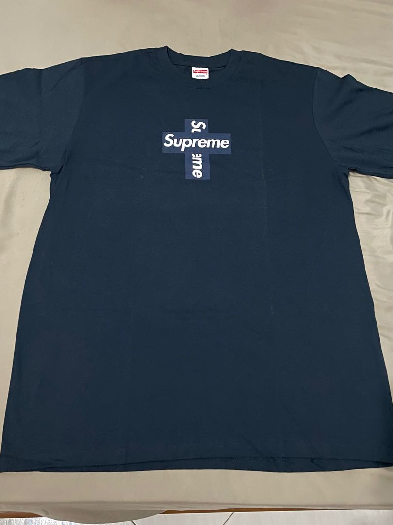 直営店 Supreme Tonal Box Logo Tee Navy XXL asakusa.sub.jp