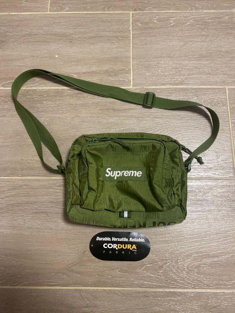 Green supreme shoulder bag new arrivals