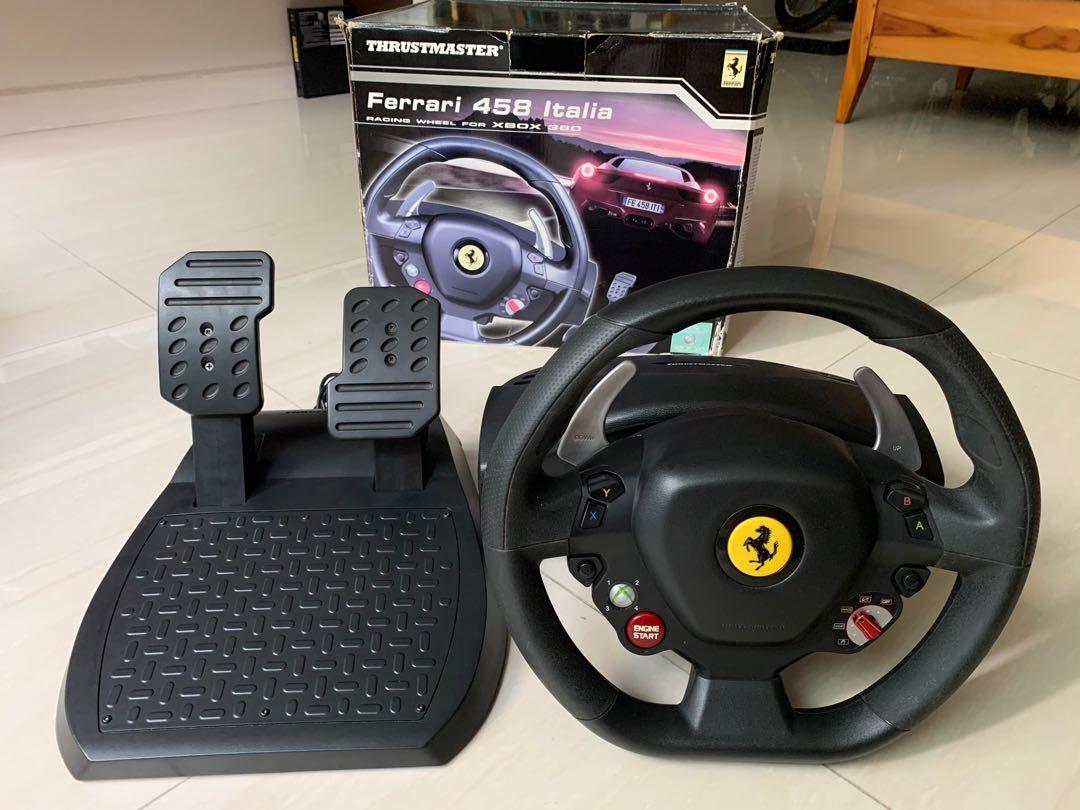 Thrustmaster Ferrari 458 Steering Wheel Xbox PC, Video Gaming, Gaming