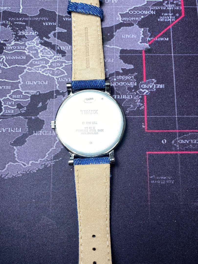 Timex Denim Strap Minimalist Men s Watch