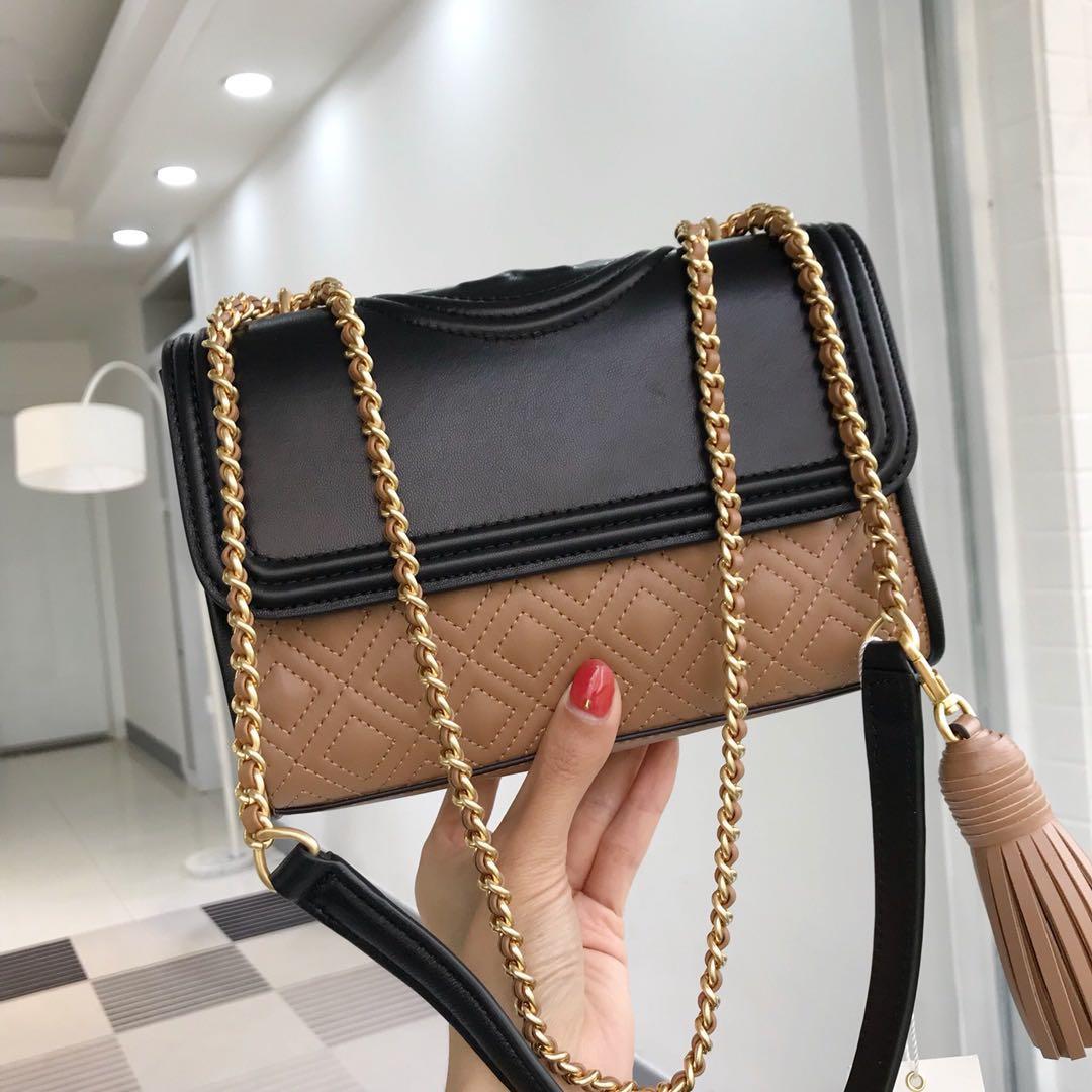 Tory Burch Fleming Color Block Small Convertible Shoulder Bag, Women's