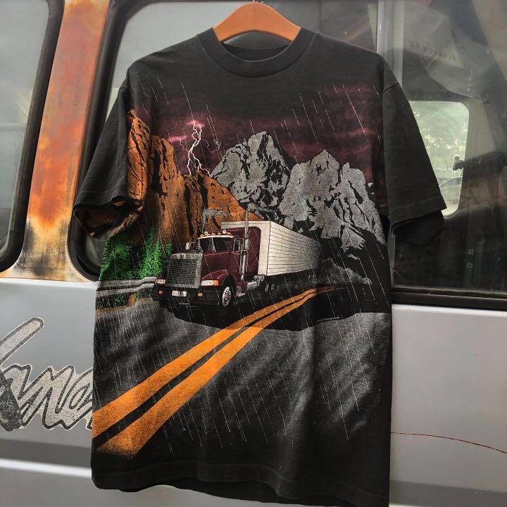 Vintage American trucker T-shirt, Men's 