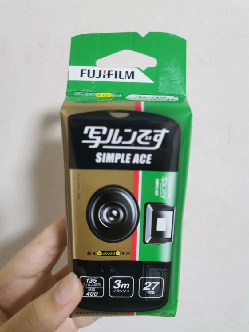Wts Fujifilm Simple Ace Disposable Camera Japan Version Photography Cameras On Carousell