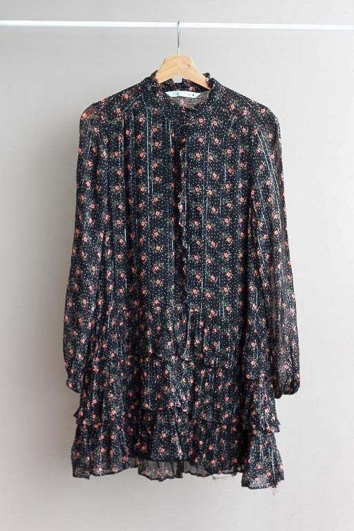 Zara chiffon dress Clearance