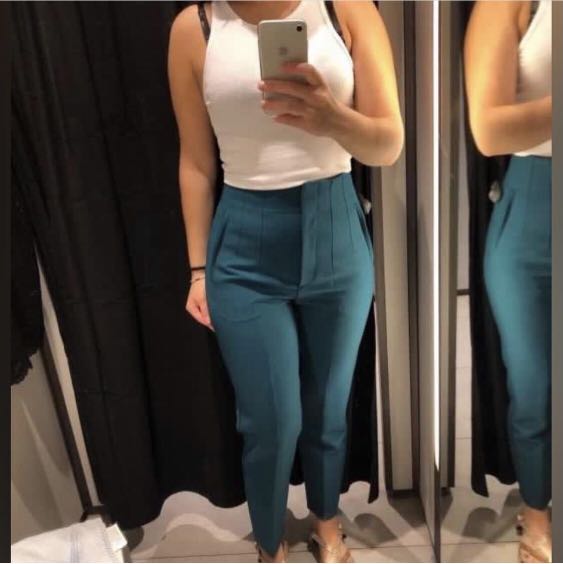 Zara highwaist trousers, Women's Fashion, Bottoms, Other Bottoms