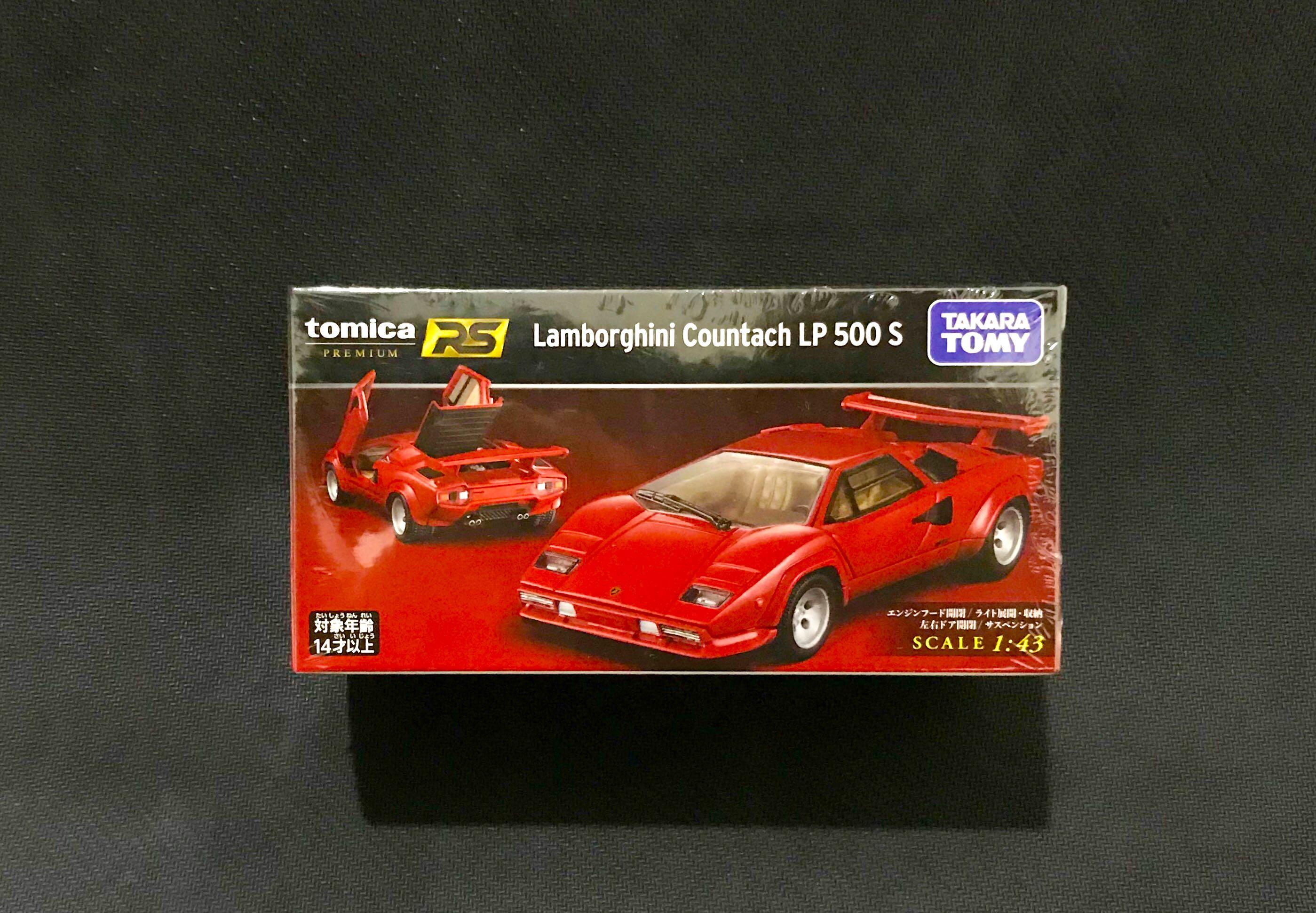 1/43 Tomica Premium RS Lamborghini Countach LP500 S Red, Hobbies  Toys,  Toys  Games on Carousell