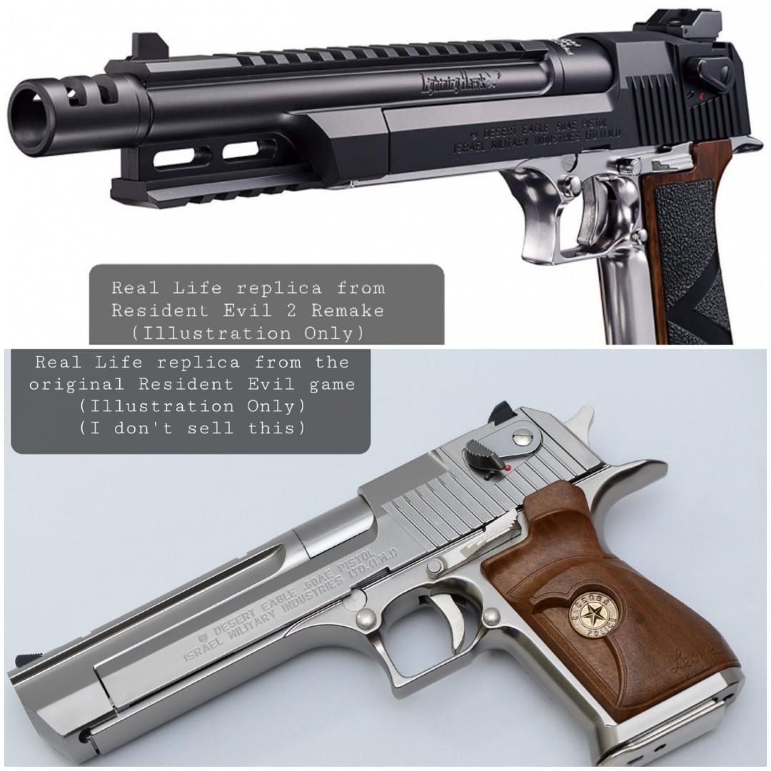 1/6 Silver Desert Eagle Set by DamToys EF024 EF025 [Dam Toys EF024