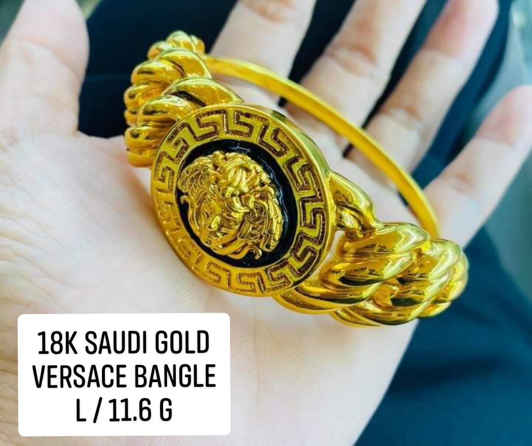 Versace 18k gold bracelet online