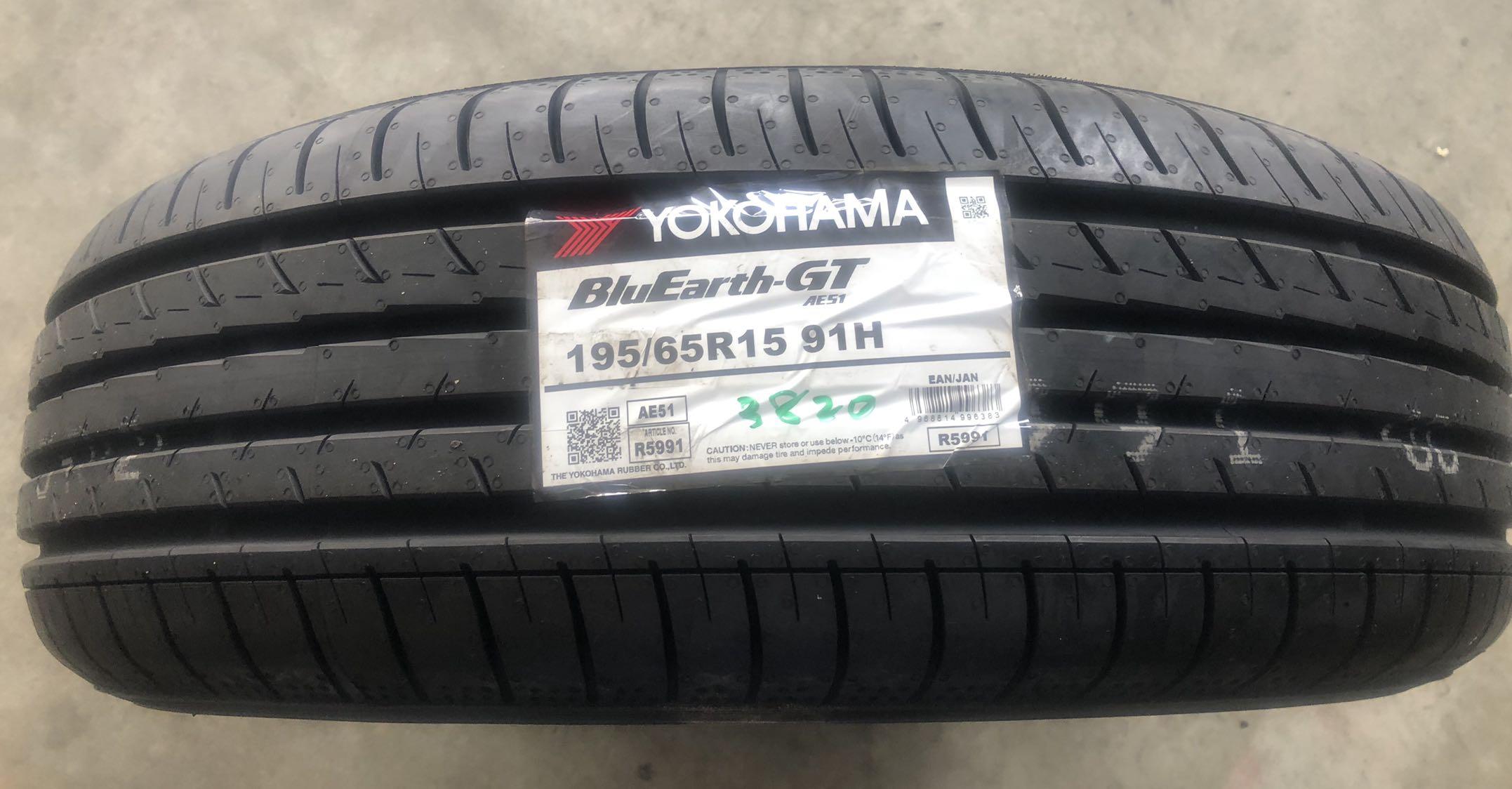 195 65 15 Yokohama Bluearth Ae51 Tyres On Offer Sale Car Accessories Tyres Rims On Carousell