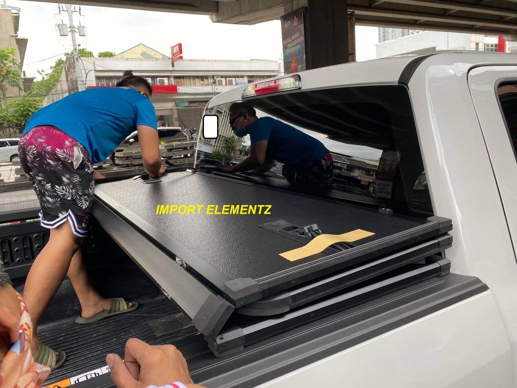 2020 to 2022 Ford F150 Trifold bedcover. Hard steel. With led lights