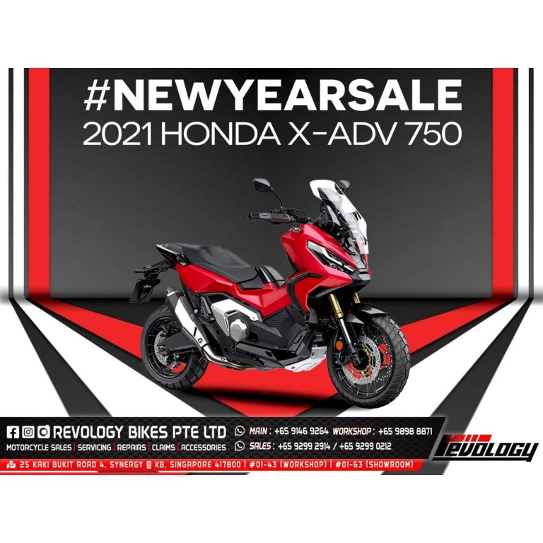 21 New Year Sale Honda X Adv 750 21 Xadv Red Motorcycles Motorcycles For Sale Class 2 On Carousell