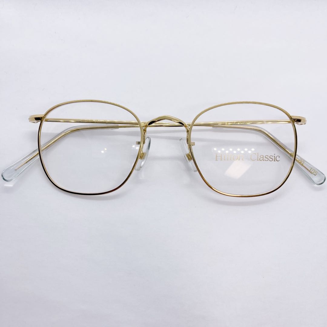 70年代14K Rolled Gold Hilton Classic (2) 古董Vintage 眼鏡全新庫存