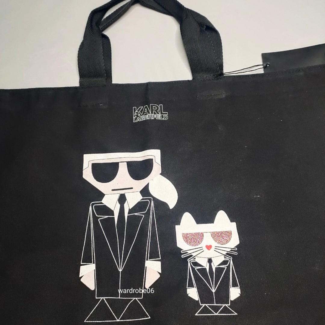 Karl lagerfeld sales ikonik canvas bag