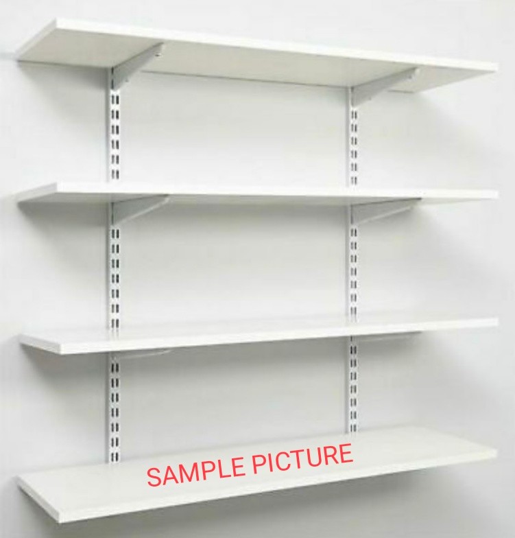 Adjustable Hanging Shelves Rack 4layer Shelf Display WallMount