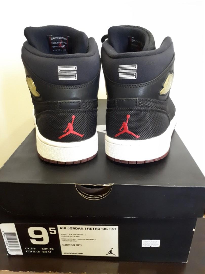Nike air jordan 1 retro 95 txt top