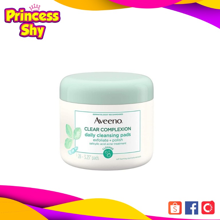 aveeno clear complexion cleansing pads