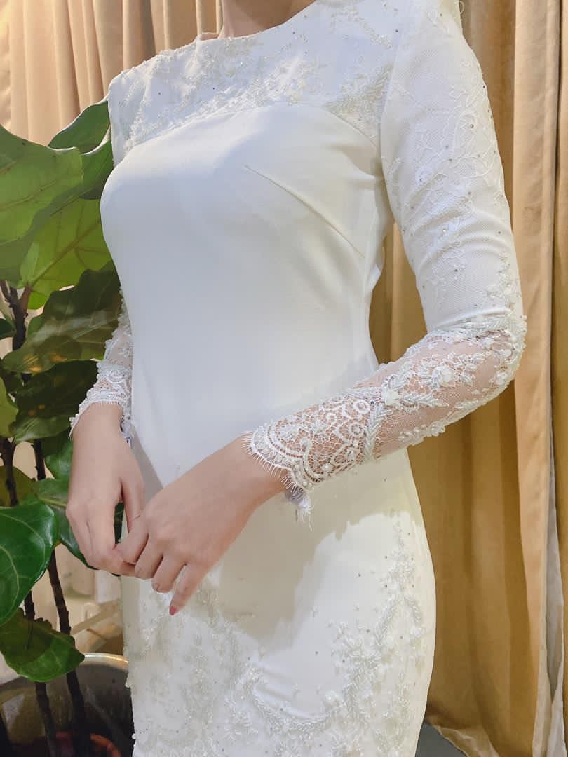 Dress best sale nikah simple
