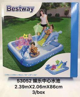 Bestway Inflatable Swimming Pool with Slide for Kids