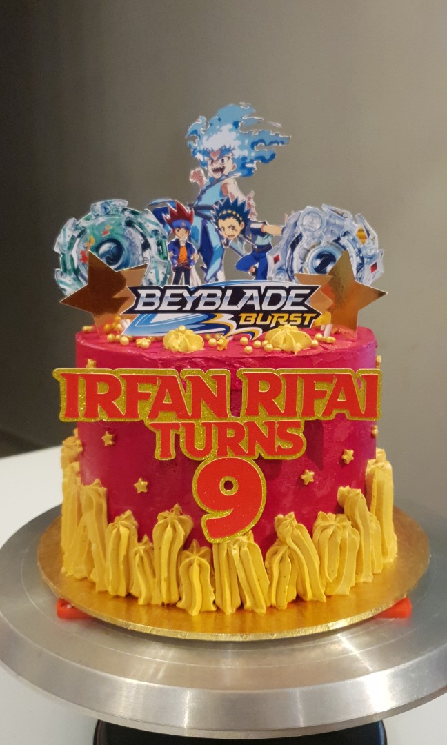 BEYBLADE Cake Topper Happy Birthday | Shopee Singapore