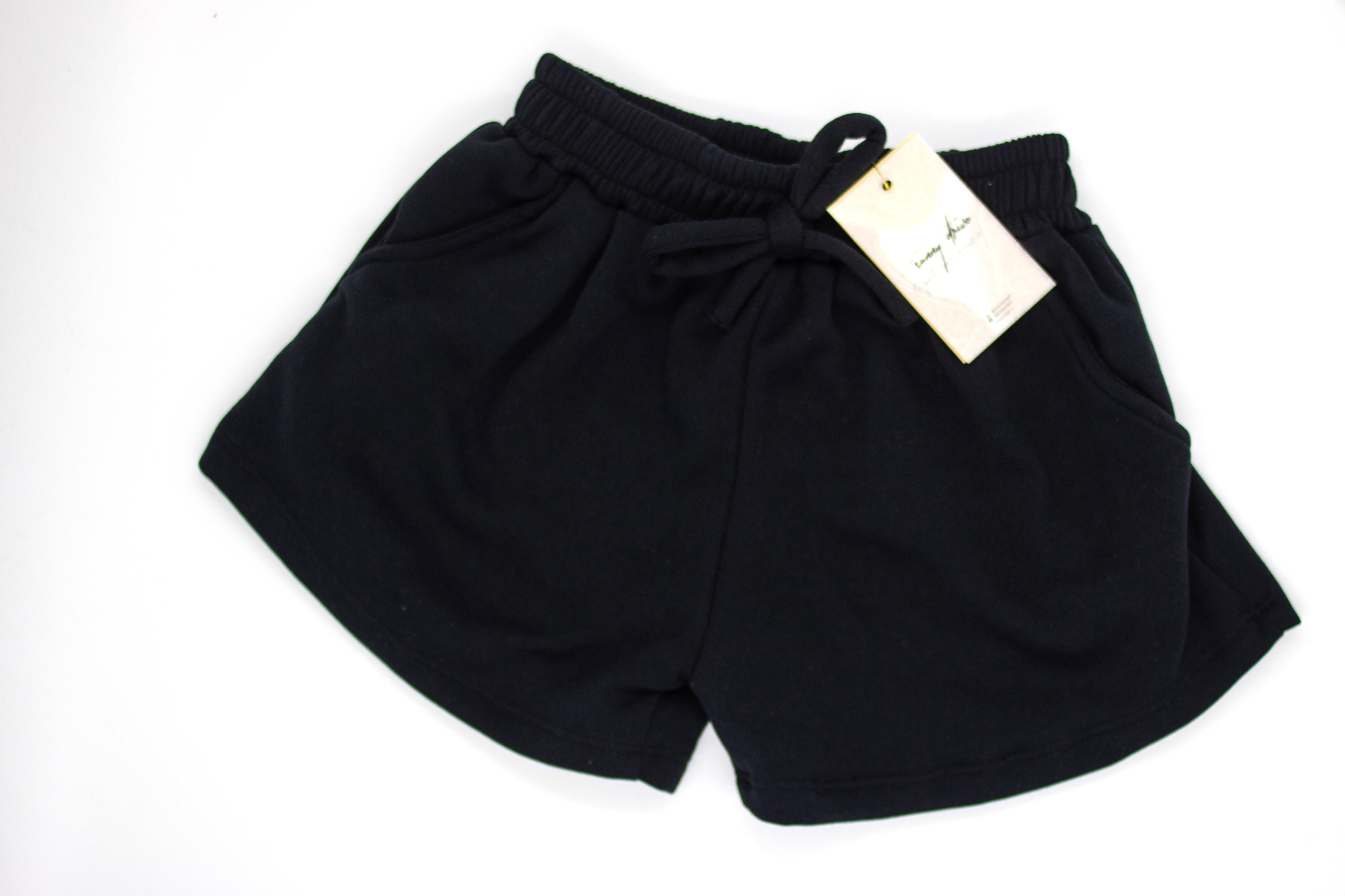 Black jogger shorts (Category: Shorts) located in Manila. Submitted by bkcee (Listing ID 1062621781, Image 1). Description: - actual photos - new and unused - garterized with pockets - free size (fits XS-M petite) - soft and comfy.