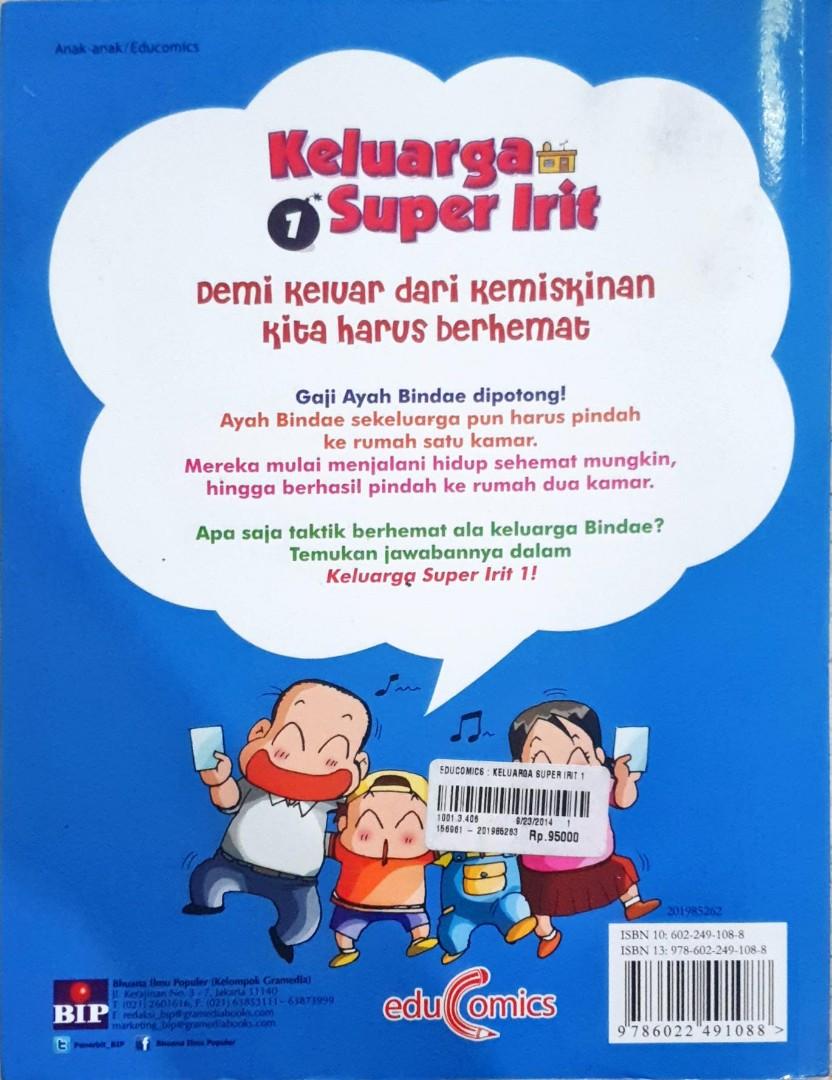 Buku Komik Keluarga Super Irit 1 Buku And Alat Tulis Komik Dan Manga Di